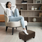CAROLMADE Small Foot Stool Ottoman Footstool - Image 4
