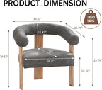 VKNOW Accent Chair Living Room Chair, Modern Upholstered Arm Chair - Image 2