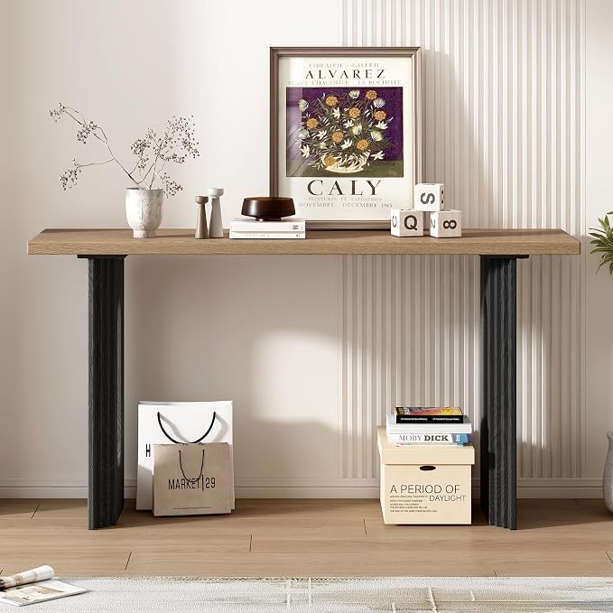 59.2'' Modern Console Table Sofa Table Entryway Table - Image 3