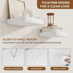 fuqing Floating Shelves for Wall, Wall Mounted Wood Floating Shelf - Image 6