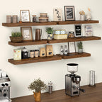 24 Inch Floating Shelves, 12 Inch Deep Floating Shelves - Image 2
