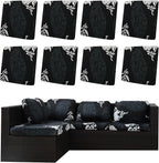 Outdoor Cushion Covers Set, Replacement by SUKAIKEQA