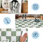 GarveeHome 2x10 Checkered Kitchen Runner Rug - Image 8
