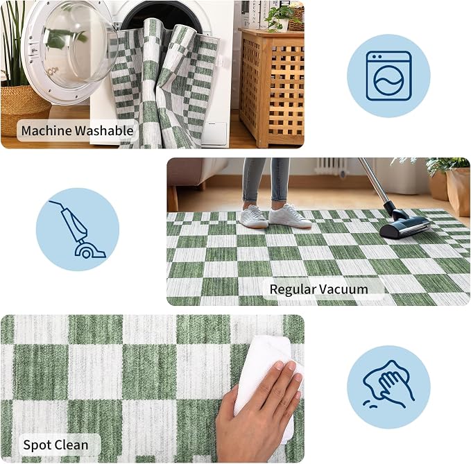 GarveeHome 2x6 Kitchen Runner Rug Non Slip Washable Runner Rug - Image 8
