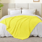 BEDELITE Amber Yellow Throw Blanket - Image 5