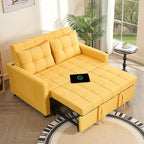 GOSUHI 52" Sleeper Sofa with Pull-Out Bed, 3-in-1 Convertible Sofa Bed by GOSUHI