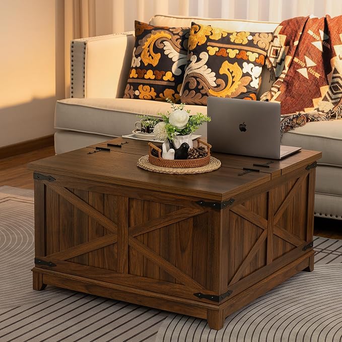 Joaxswe Farmhouse Coffee Table - Image 5