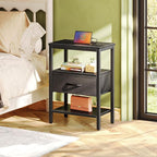 SUPERJARE Nightstand Set of 2, Bed Side Tables - Image 2