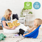 ECR4Kids Plastic Leaf Scoop Floor Rocker Seat, Classroom Furniture - Image 6