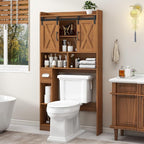 Vabches Over The Toilet Storage Cabinet, Farmhouse Storage Cabinet Over Toilet - Image 6