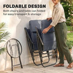 Outsunny 3 Piece Outdoor Patio Furniture Set - Image 4