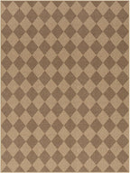 Lahome Checkered Easy Jute Dining Room Rug, 9x12 Outdoor Area Rugs Washable | - Image 9