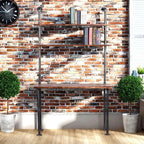 Industrial Style Office Decor, Computer Desk 47.2"×20"×79" - Image 5