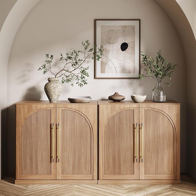 BELLEZE Set of 2 Modular Sideboard - Image 8