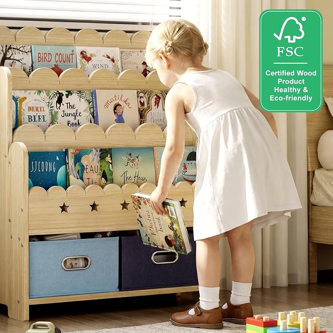 EXPERLAM 2-in-1 Kids Bookshelf - Image 8