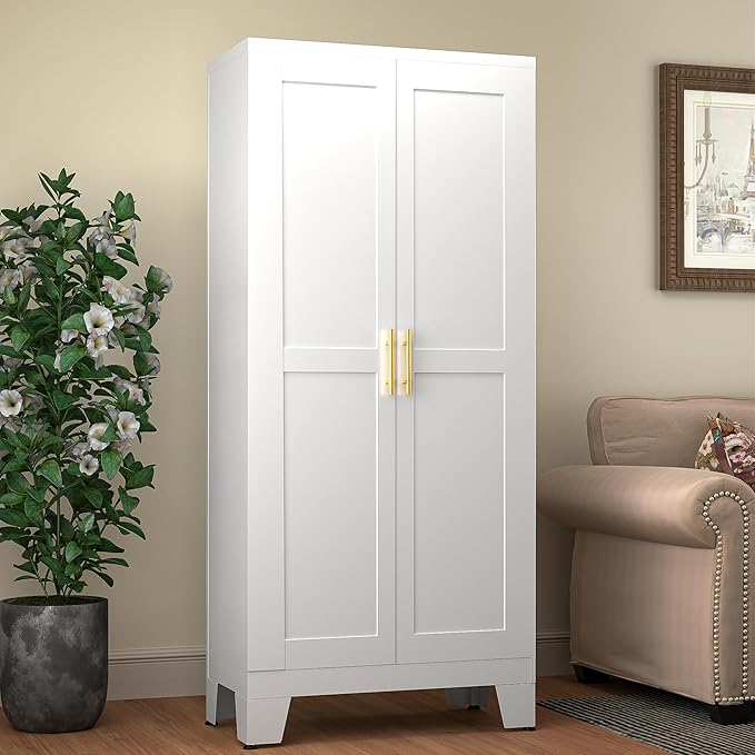 GAIOUS 61.02" Pantry Cabinet, Kitchen Pantry Storage Cabinets by GAIOUS