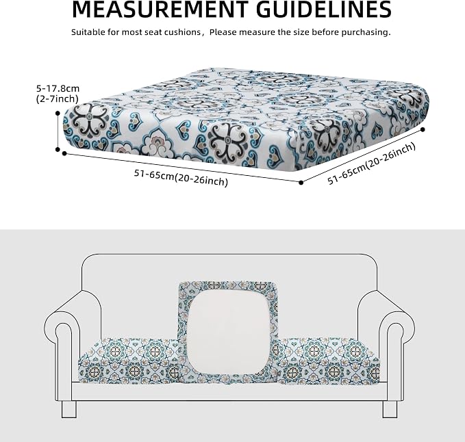 Outdoor Cushion Covers Set, Replacement - Image 2