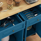 HOMCOM Kitchen Island Cart - Image 9