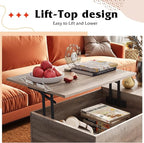 WLIVE Lift Top Coffee Table for Living Room, Small Coffee Table - Image 4