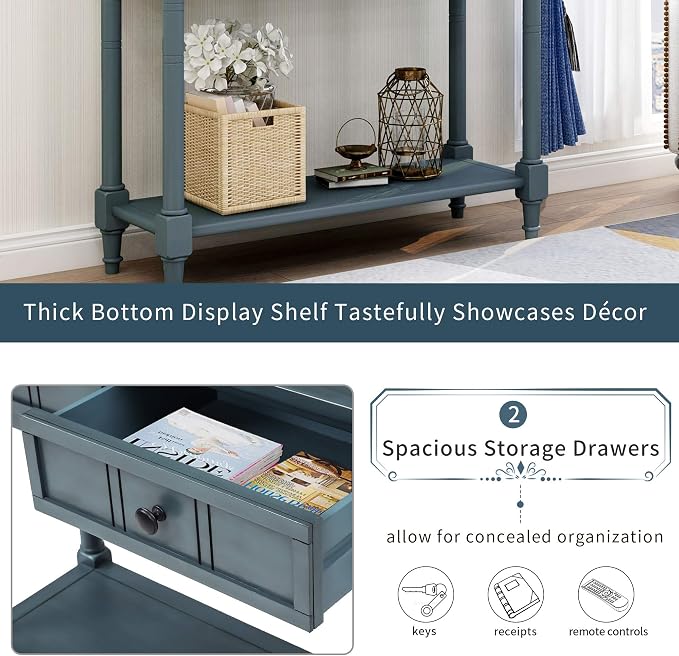 Harper & Bright Designs TREXM Daisy Series Console Table Traditional Design - Image 5