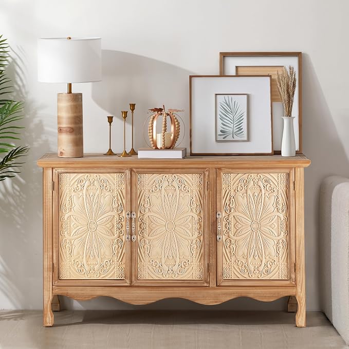 RoyalCraft Farmhouse Sideboard Buffet Cabinet - Image 6