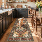 Yamaziot Washable Runner Rug, 3x7 Non-Slip Boho Vintage Hallway Kitchen Rug | by Yamaziot