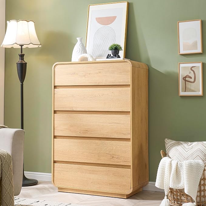Standifurno 5 Drawer Dresser, Modern Dresser - Image 7