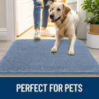 OLANLY Dog Door Mat for Muddy Paws 47x17, Super Absorbent Chenille Mud Mat | - Image 6