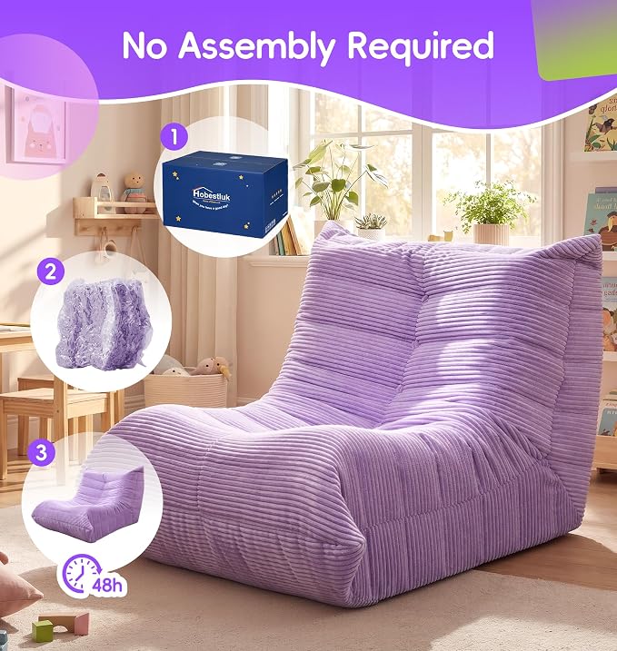Hobestluk Small Bean Bag Chair - Image 8