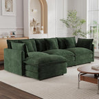 mikibama Modular Sectional Sofa, 111.5 Inch L Shaped Couch Set - Image 8