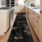 RELEANY Washable Runner 2'x8' Abstract Area Rug by RELEANY