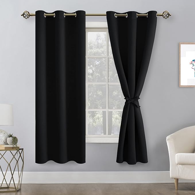 Blackout Curtains for Bedroom and Living Room, 38 x 72 Inch | Light Blocking - Image 8