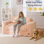 MAXYOYO Loveseat Sofa for Living Room, Small Sofa Couch Tufted Boneless Couch - Image 7