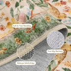 HEBE Boho Kitchen Rugs Set of 3, Non Slip Washable Kitchen Mats - Image 5