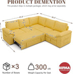 85 Inch Modular Sectional Sofa - Image 3
