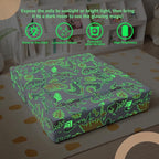MeMoreCool Glow-in-the-Dark Dinosaur Kids Loveseat - Image 5
