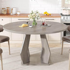 IBF Round Dining Table, Farmhouse Pedestal Dining Tables - Image 8