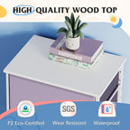 WLIVE Dresser with 4 Drawers, Storage Tower, Organizer Unit, Fabric Dresser - Image 6