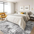 LOONGRUG 10x13 Area Rug Washable Large Neutral Modern Living Room Rug | - Image 4