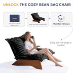 MAXYOYO Adjustable Living Room Chair, 3-Position Bean Bag Chair - Image 8