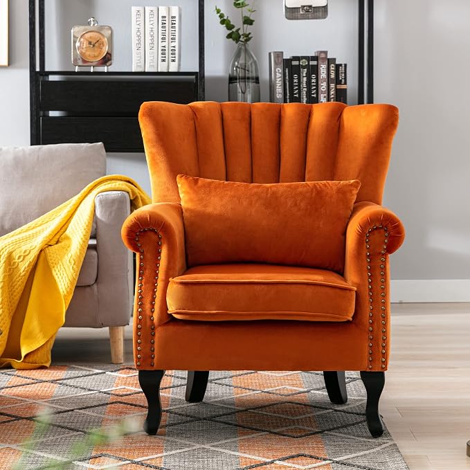 Velvet Accent Chairs Set of 2 - Image 2