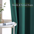 NICETOWN Blackout Curtains for Girl's Room， Thermal Insulated Solid Grommet - Image 5