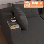 108"Modern Sectional Sofa, Modular Convertible L-Shape Sofas, Upholstered - Image 4