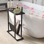 Yusong Narrow Side Table for Small Spaces, Small End Table - Image 4