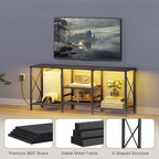 JARHETUN TV Stand with LED Lights - Image 6