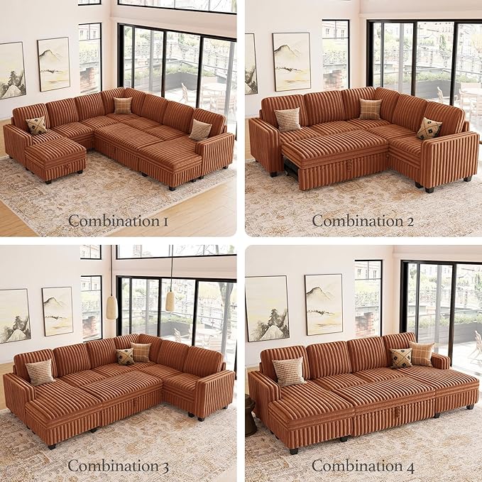 Belffin Modular Sectional Storage Chaise Module - Image 6