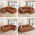 Belffin Modular Sectional Storage Chaise Module - Image 6