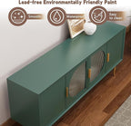 ARTPOWER TV Stand with Storage, Under TV Cabinet with Glass Door, TV Console - Image 5