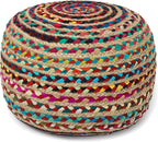 REDEARTH · Round Pouf Ottoman - Image 4