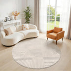 Pauwer 6ft Area Rugs for Living Room, Modern Non Slip Washable Rug, Soft Fluffy - Image 8